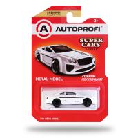 Игрушка машинка "SUPER CARS" АВТОПРОФИ  SUP-001 WHITE, коллекционная 1:64