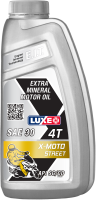 Масло моторное 4Т LUXE X-MOTO STREET  SAE 30 API SG  1л минеральное