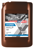 Масло гидравлическое LUXE HYDROS HVLP 68 20л минеральное