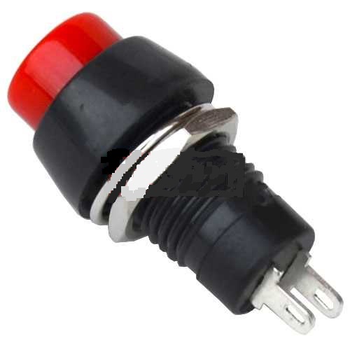 Кнопка PBS-20В-2 красная OFF-(ON) без фиксации