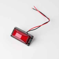 Фонарь бортовой (красный) плоский 24v (ZC-C-102R) LUNARIS