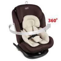 Удерживающее устройство для детей "SIGER Престиж ISOFIX" KRES3522 шоколад, 0+/1/2/3 группа