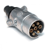 Разъём прицепа вилка 7-ми контактная E2317FK (алюминий)