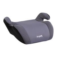 Детское автокресло "SIGER Мякиш Плюс" KRES0020 серый, 6-12 лет, 22-36 кг, группа 3 бустер