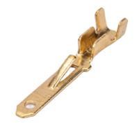 Клемма ПЛОСКАЯ (КП штекер - 2,8мм) 1-1,5мм (DJ611-2,8x0,5B) REXANT/TD 2102 DP