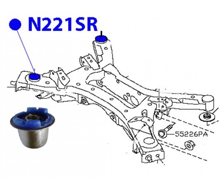 Купить Сайлентблоки Подрамника На Ниссан