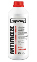 Антифриз концентрат HighWay G12+ Красный 1,5л