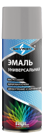Эмаль универсальная акриловая SKYRON "СВЕТЛО-СЕРАЯ" (RAL 7035) (аэрозоль) 520мл. SR-17035