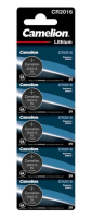 Батарейка Camelion CR2016 BL5 (цена за штуку) 02146