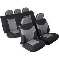 Авточехлы "AZARD RUNNER" АР031131 универсальные, полиэстер, 11 предметов, карман, 3 молнии, серый