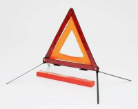 Знак аварийной остановки с металлическим основанием в пластиковом боксе (размер:43x43x43см) арт.9720