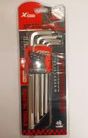 Набор ключей шестигранных XINGTAI TM-353, удлиненные, 9 предметов, КНР