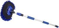 Щетка "Barbell" из микрофибры 28*18см. для мытья с телескопической ручкой 95-155см. ZJTB-1 (с краном для воды)