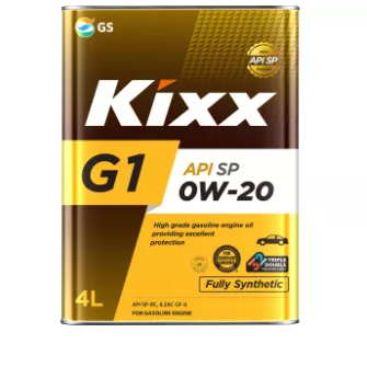 Масло моторное GS Kixx G1 SP  0w20  4л синтетика