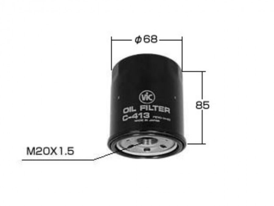 Фильтр Масляный Vic C 415 Купить