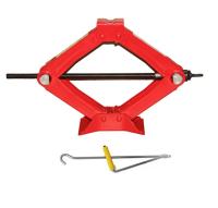 Домкрат  ромбический  2Т (высота подъема 90/390мм) TSJ004 красный InTop