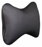 Подголовник SIGER PKP001-B (косточка) на подголовник автомобиля, перфорированная экокожа, черная