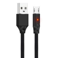Кабель APPACS AP03209m, microUSB/5V2.4A 1m LED