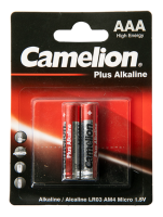 Батарейка Camelion Plus Alkaline LR03 BP2 00050