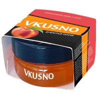 Ароматизатор воздуха на панель гелевый банка "Vkusno" AR1VG101 Душистый персик