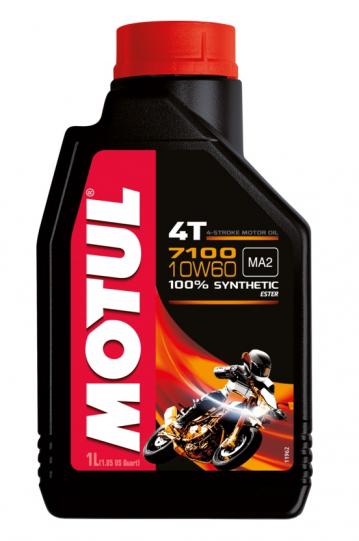 Масло моторное Motul  7100  4T ESTER 10w60  1л, синтетическое