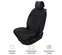 Накидка на сиденье "VOIN Cover Plain" VN170102, экокожа, 1шт., черный