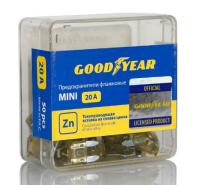 Набор предохранителей флажковых Goodyear GY003074 "мини" 20A (50шт)