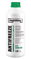 Антифриз концентрат HighWay G11 (зелёный) 1,5л