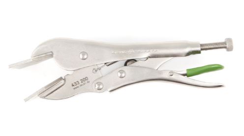 Зажим с фиксацией с плоским захватом SM-тип 200мм  433200 ДЕЛО ТЕХНИКИ