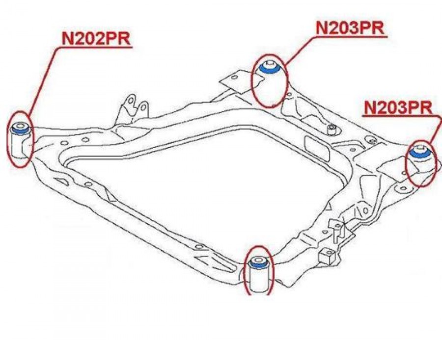Сайлентблок Заднего Подрамника Ниссан Ларго Купить