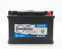 Аккумулятор NORD POWER 57524MF 75 A/h  (пусковой ток 690А)