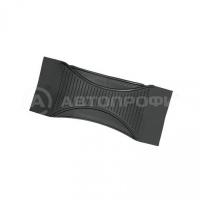 Коврик "AUTOPROFI перемычка" MAT-555 BK для всех ковров как 5 пр в комплект, ПВХ, 60х26см черный