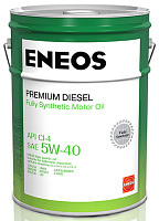 Масло моторное ENEOS Diesel Premium FULL SYNTHETIC CI-4 5w40 20л