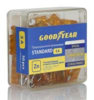 Набор предохранителей флажковых Goodyear  GY003060 "стандарт" 5A (50шт)