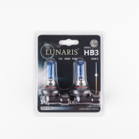 Лампа галогенная HB3/9005 12V 100W P20d Super White 5500K (2шт. на блистере) LUNARIS