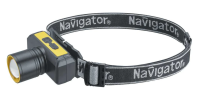 Фонарь налобный Navigator NPT-H41-ACCU 1LEDx10Вт Li-ion1.2Ач 4 режима 95556