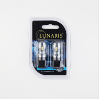 Лампы светодиодные LUNARIS 12-24V, T20, W21W, W3x16d, 14LED (ЛИНЗА,CANBUS) (компл. 2шт) арт.14LEDW21W