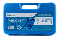 Гайковёрт ручной механический переменным усилием  1:64/1:4.2/1:1 6800Нм (2 головки) BARBELL D079