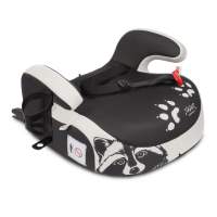 Удерживающее устройство для детей "SIGER Бустер FIX" KRES3996 серо-бежевый,енот люкс 6-12лет, 22-36 кг, группа 3