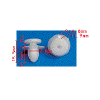 Клипса №1916 (OEM MU000573)