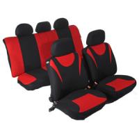 Авточехлы "AZARD HUNTER" АР021134 универсальные, полиэстер, 11 предметов, карман, 3 молнии, красный