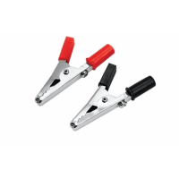 Зажим-крокодил для клемм REXANT маленький, 5А, 55мм, 1 шт