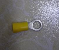 Клемма массы M6, RV 5-6 желтая REXANT 08-0053 (15-2676)