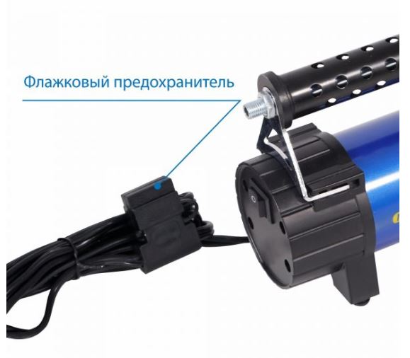 Компрессор Goodyear GY-35L CASE 35 л/мин, съемный резиновый шланг, кейс для хранения GY000115