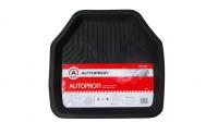 Коврик "AUTOPROFI" MAT-150r BK универсальная ванночка для заднего ряда, ПВХ, 1шт, 48х48см, черный