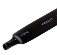 Трубка термоусадочная 10,0-5,0 мм. черная REXANT (1м)