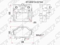 Катушка зажигания ST-90919-02164 SAT