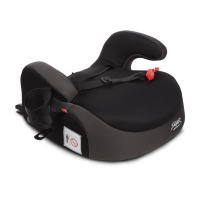 Удерживающее устройство для детей "SIGER Бустер FIX" KRES3999 мокрый асфальт люкс, группа 3