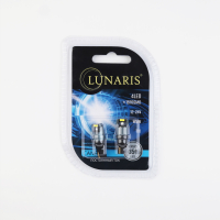 Лампы светодиодные LUNARIS 12-24V, T10, W5W, 4LED (CANBUS) (компл. 2шт) арт.4LEDT10