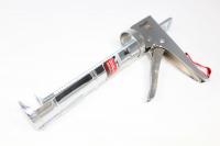 Пистолет для герметика,310мл,"полуоткрытый",хром.,зубчатый шток 7мм М88640